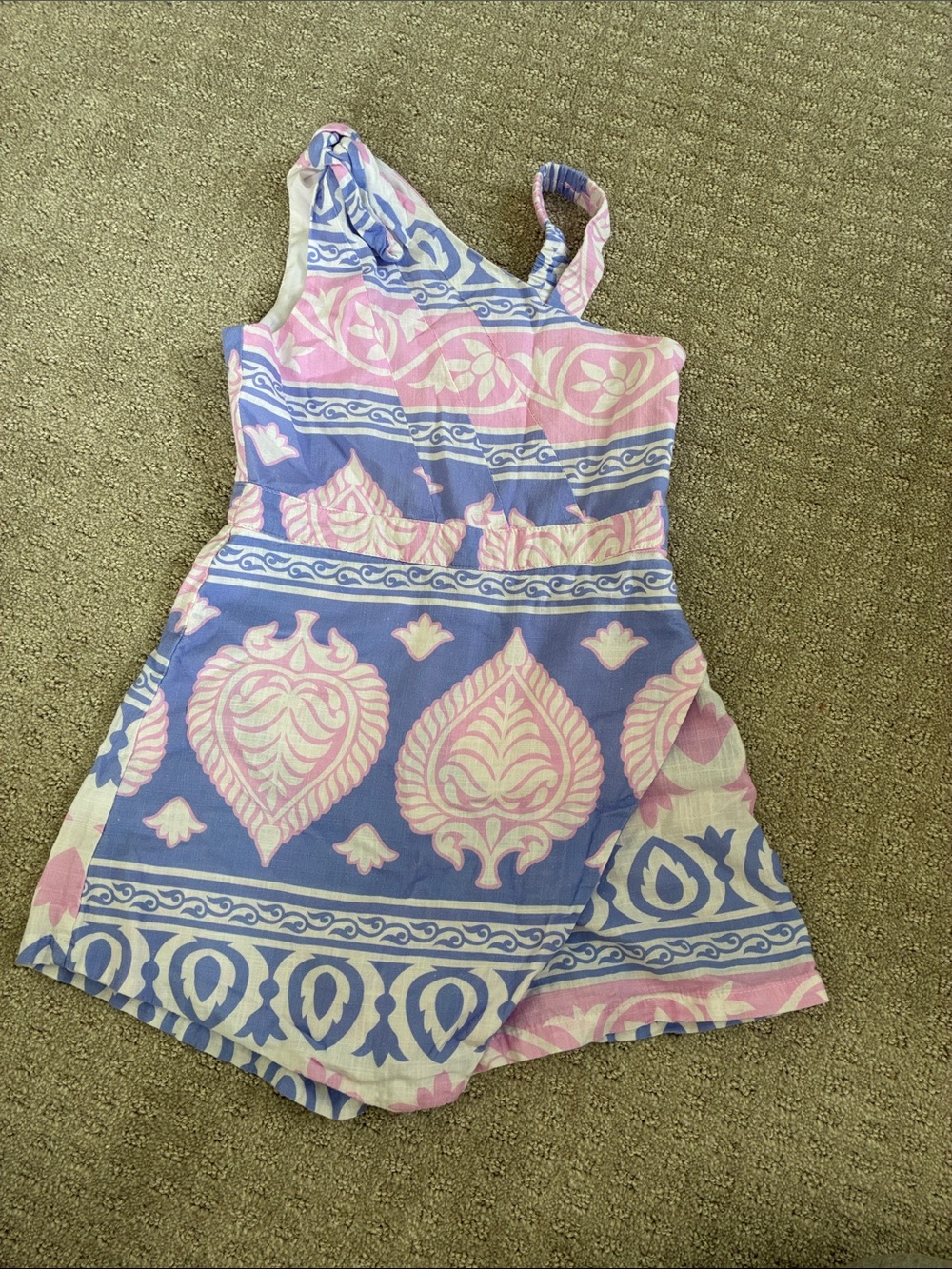 Habitual Girls One-Piece Romper in Pink and purple